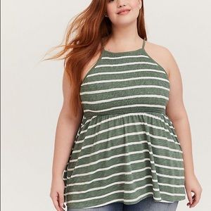 Torrid Smocked Tank Top